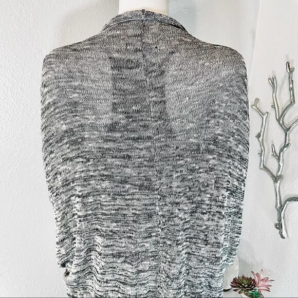 Forever 21 Heathered Open Front 3/4 Sleeve Cardigan - Picture 6 of 8